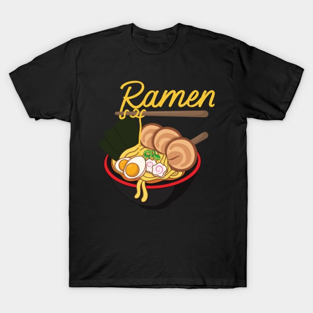 Yummy Ramen Lover T-Shirt by PincGeneral